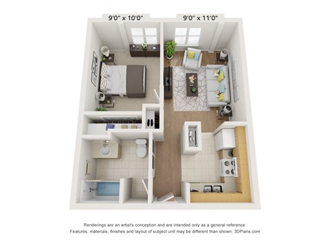 1 Bedroom Unit